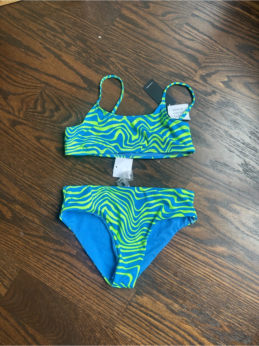 RSQ Girls Wavey Bralette Bikini Set